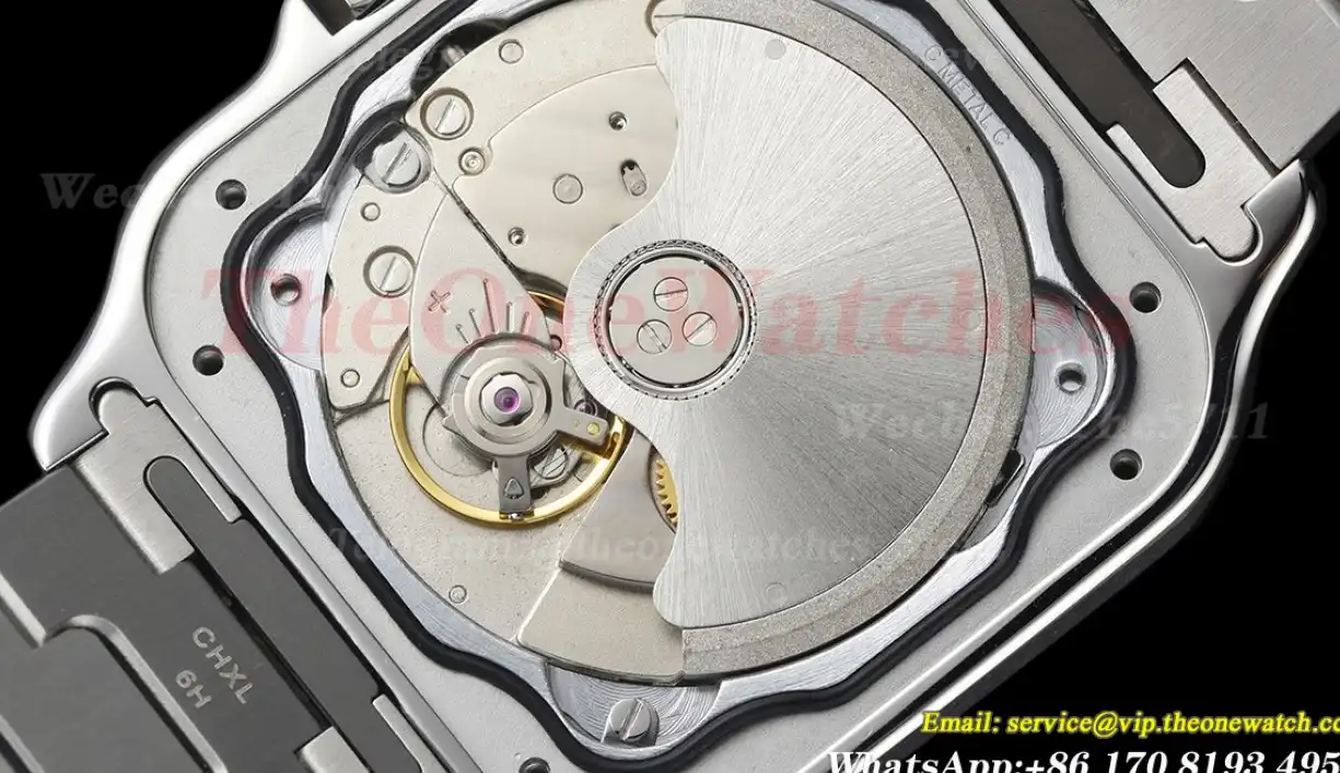 Santos De Cartier 35mm SS SS White Dial AF MY9015