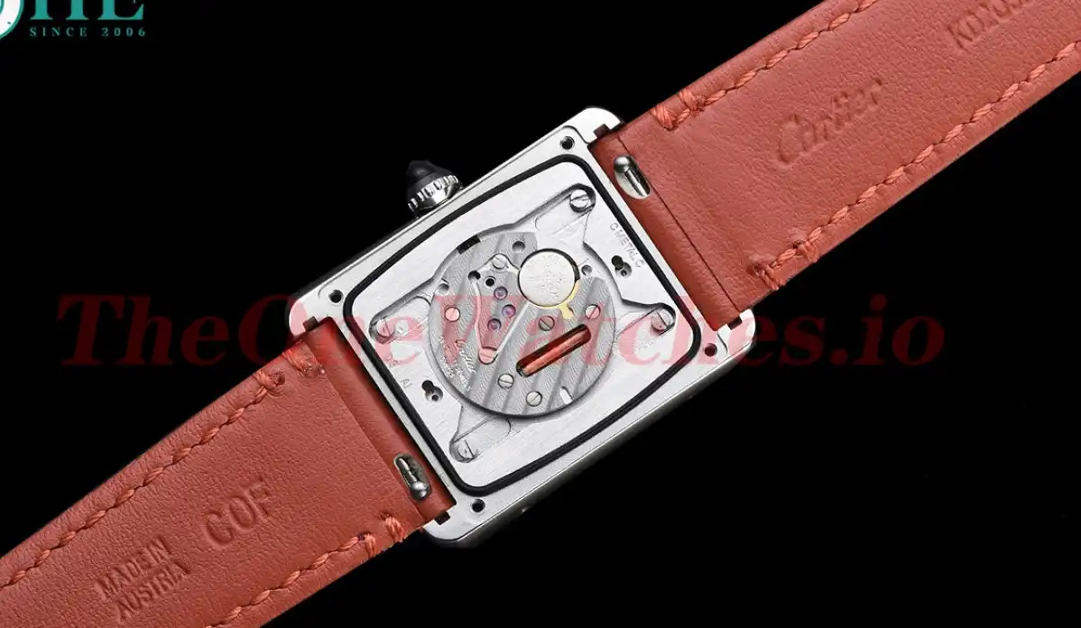 Cartier - Tank Must SS LE White Dial On Orange Leather Strap K11F Quartz