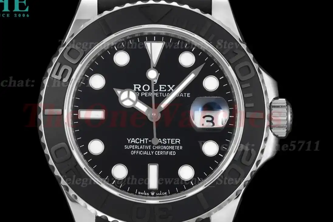 Yacht-Master 226659 42mm SS RU Black Dot KF VR3235(Gain Weight)