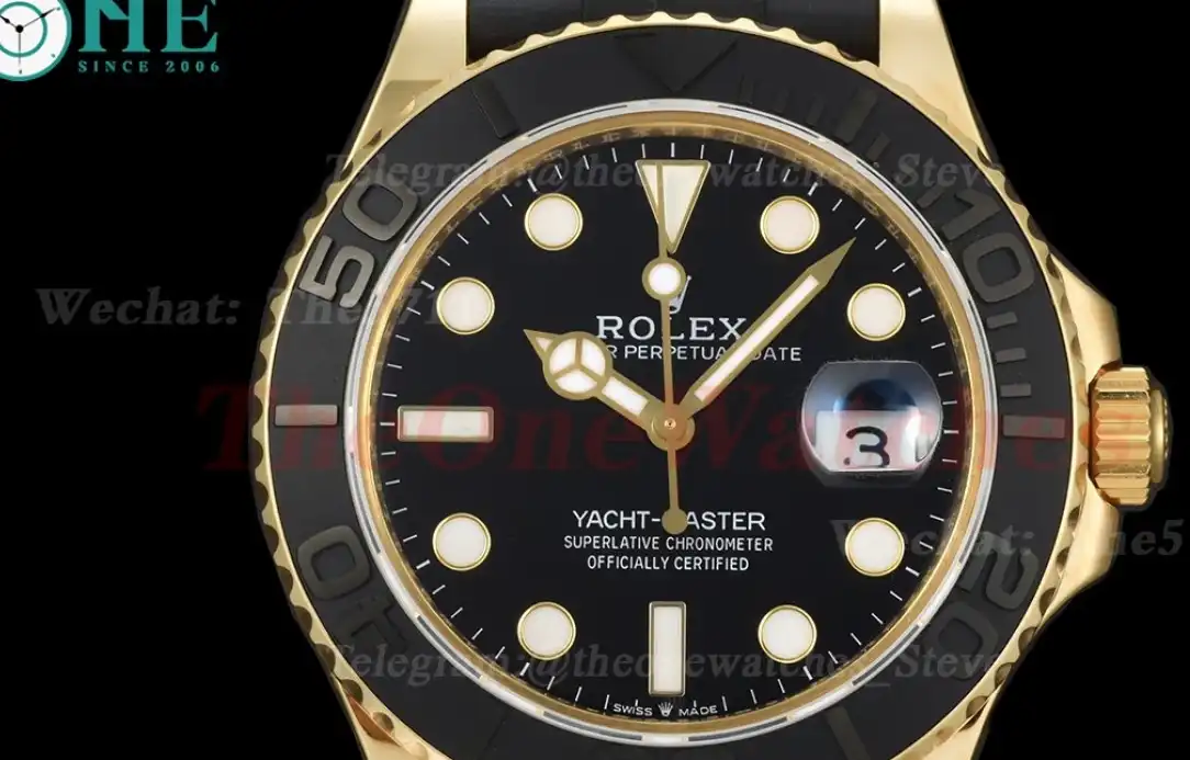 Yacht-Master 226658 42mm YG RU Black Dot KF VR3235(Gain Weight)