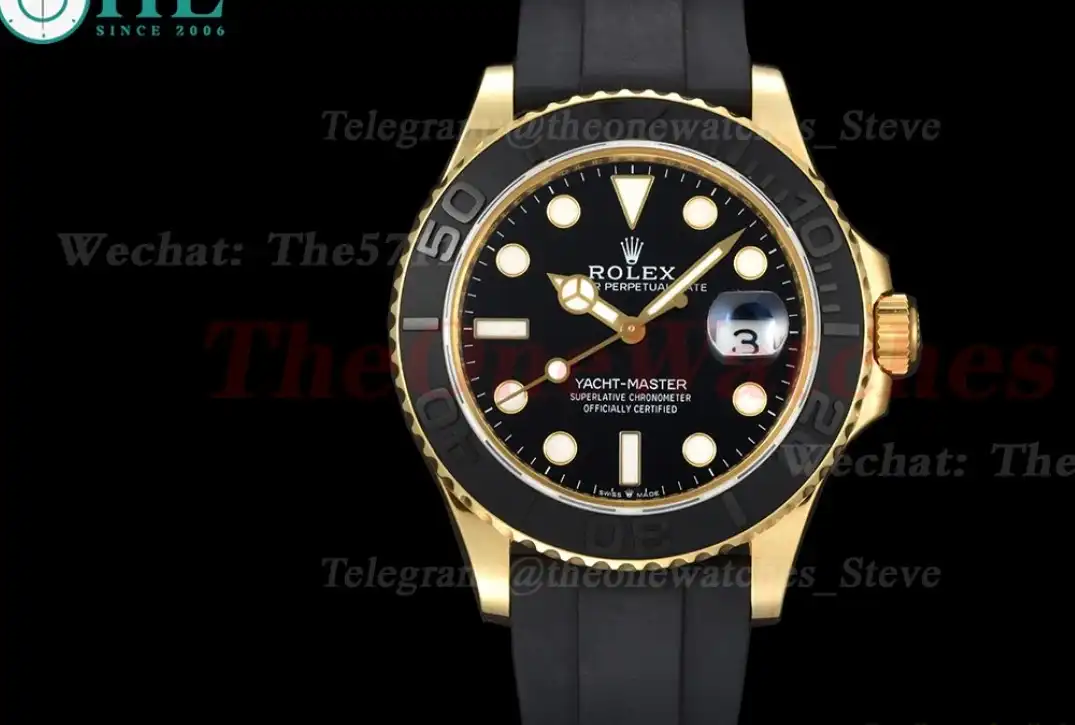 Yacht-Master 226658 42mm YG RU Black Dot KF VR3235(Gain Weight)