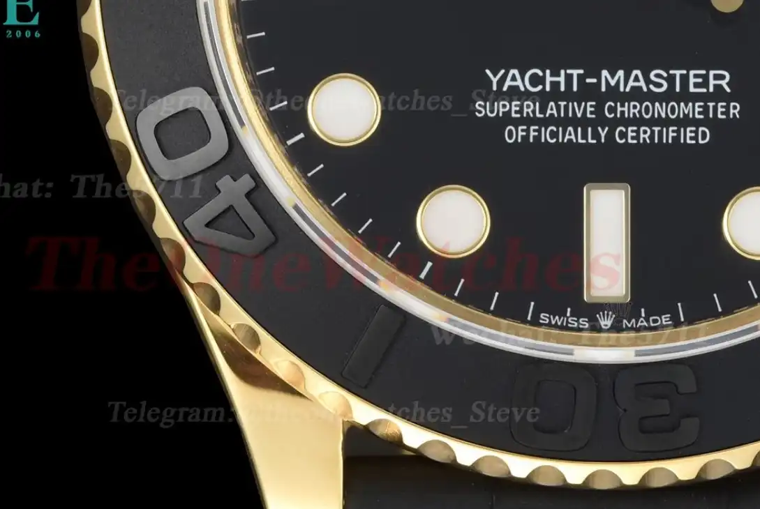 Yacht-Master 226658 42mm YG RU Black Dot KF VR3235(Gain Weight)