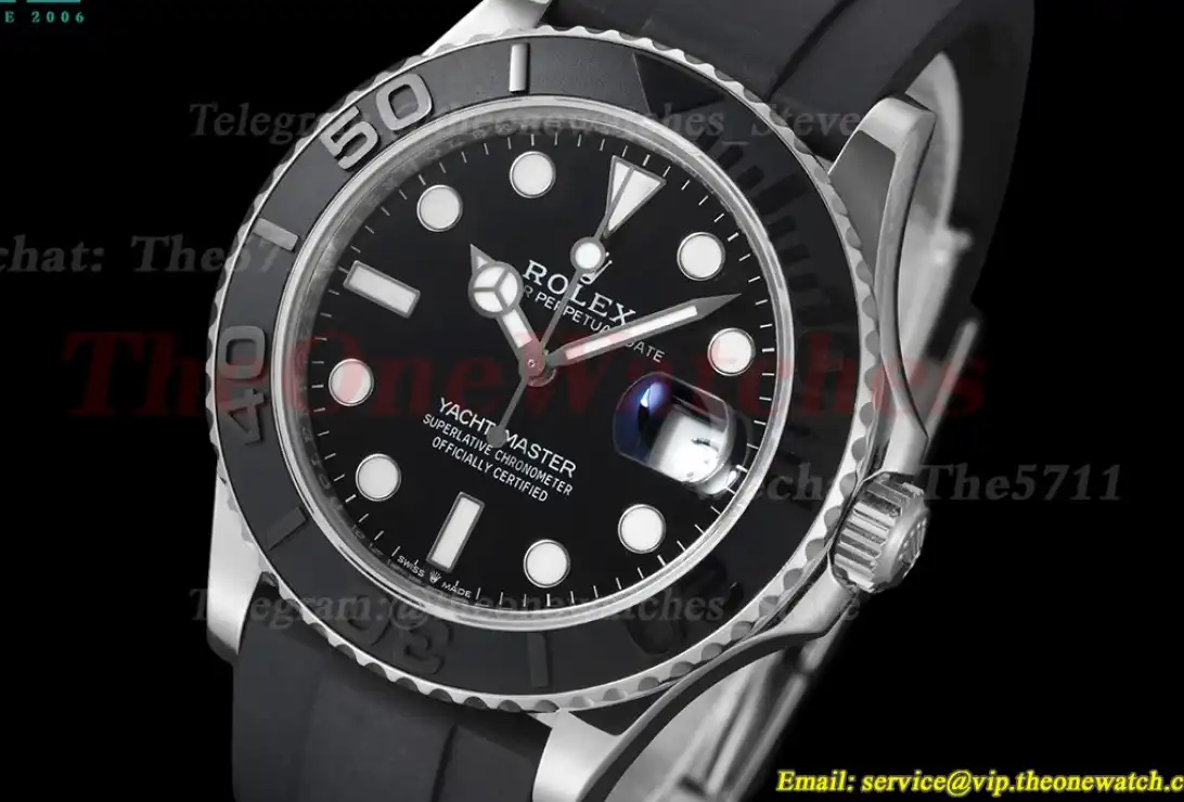 Yacht-Master 226659 42mm SS RU Black Dot KF VR3235(Gain Weight)