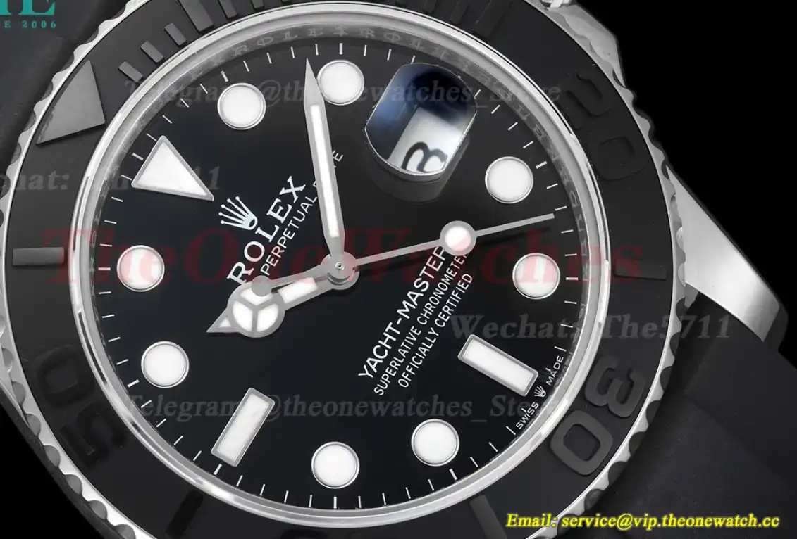 Yacht-Master 226659 42mm SS RU Black Dot KF VR3235(Gain Weight)