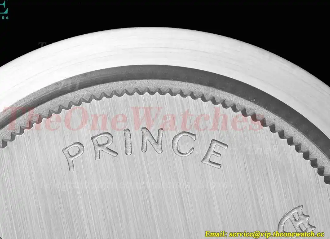 Prince Date Day 36mm YG SS White Rmn MKS A2824