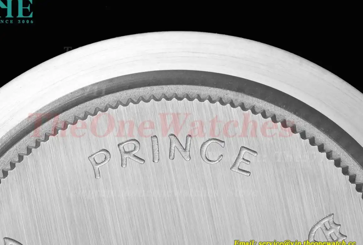 Prince Date Day 36mm SS SS Silver Stk MKS A2824