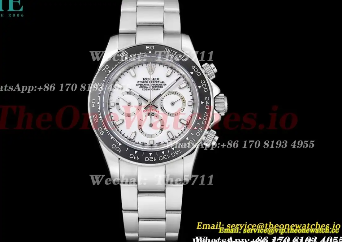 Rolex - Daytona 40mm SS SS O White Dial GDF A3836