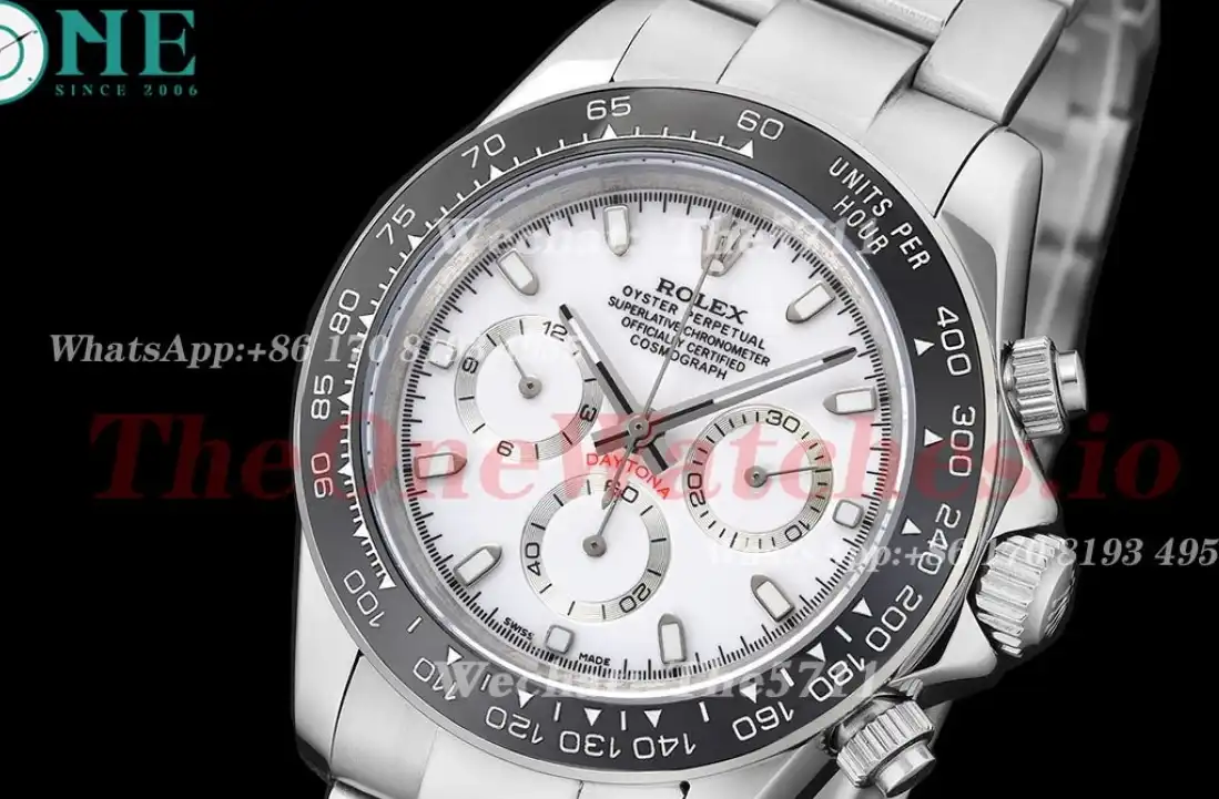 Rolex - Daytona 40mm SS SS O White Dial GDF A3836