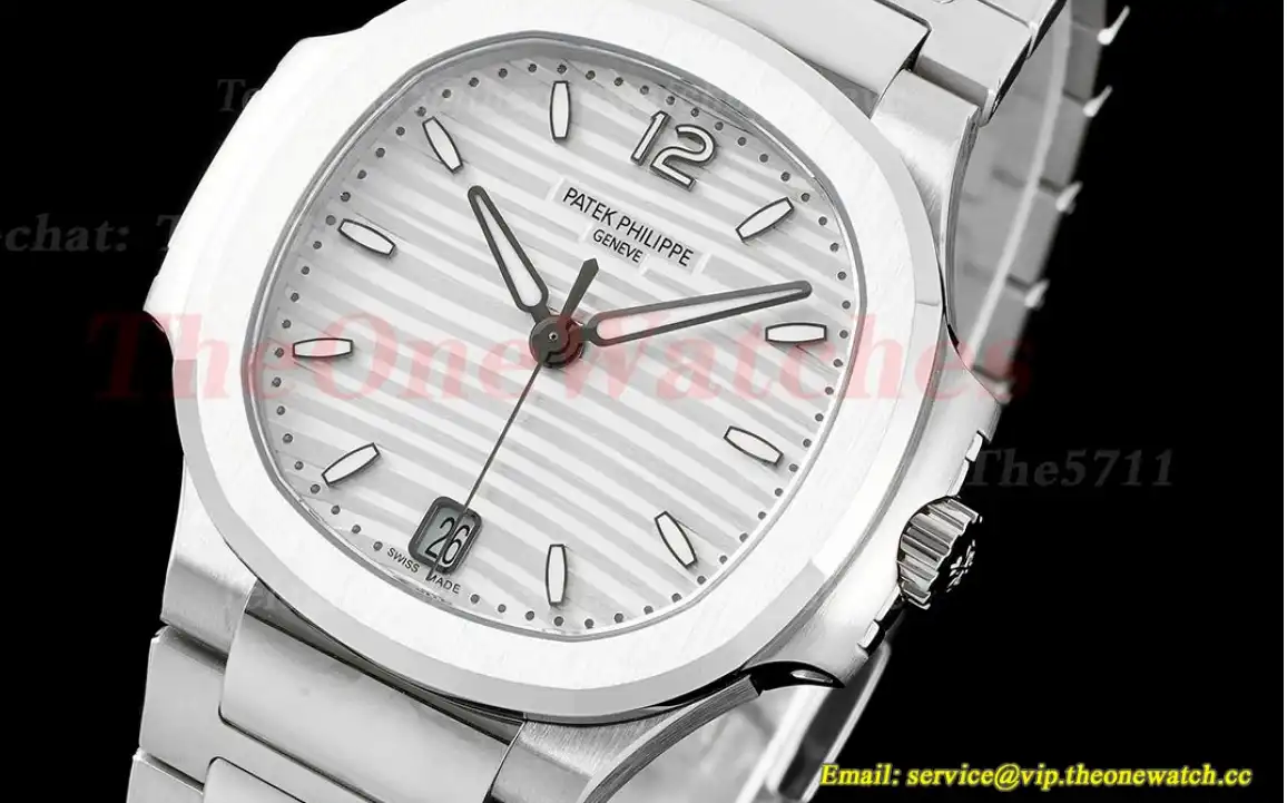 Nautilus 7118 35mm SS SS White Dial PPF 324SC