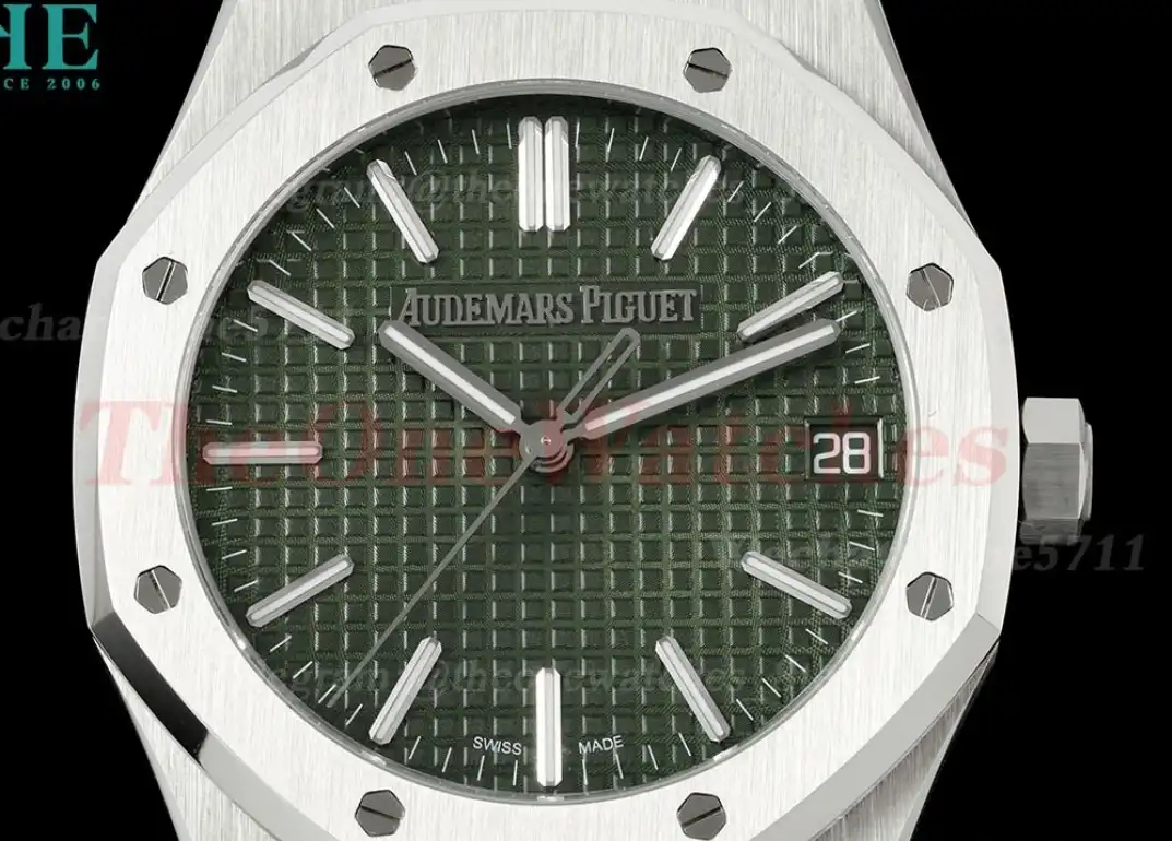 Royal Oak 15510 50th 41mm SS SS Green Dial TKF A4302 Super Clone