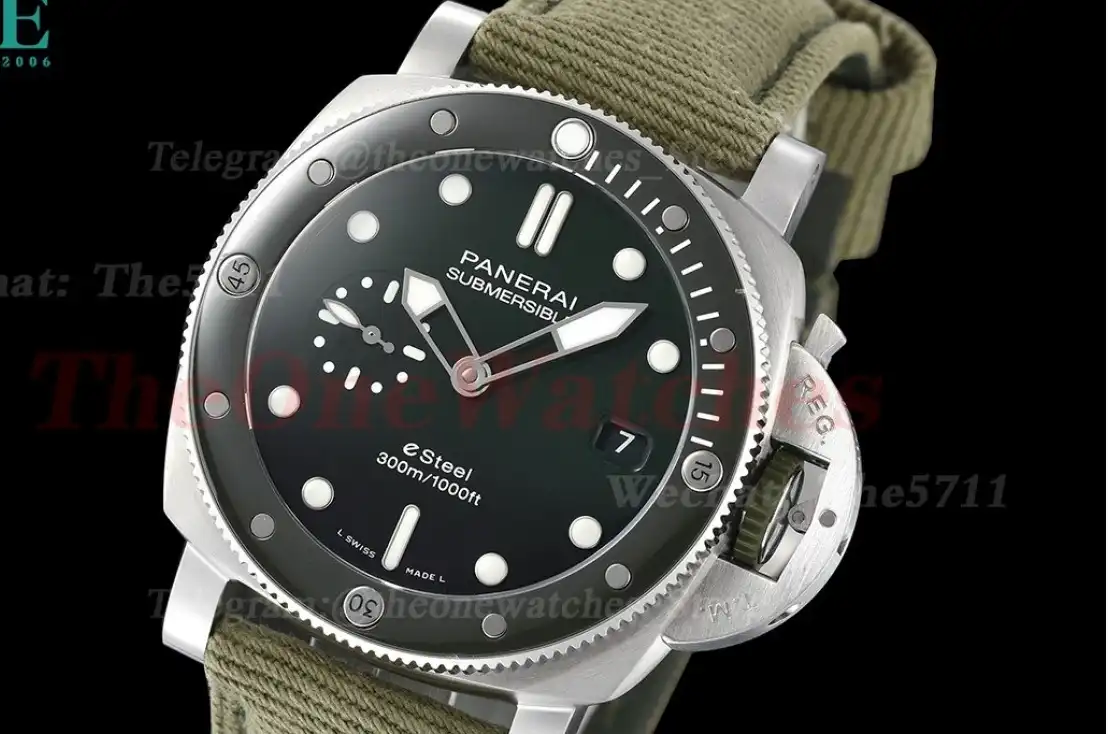 Submersible PAM1287 44MM SS NY Green Dial VSF P900