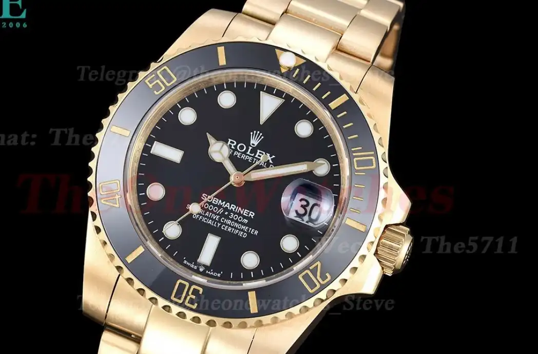 Submariner 126618LN 41mm YG YG Black GDF MY8215