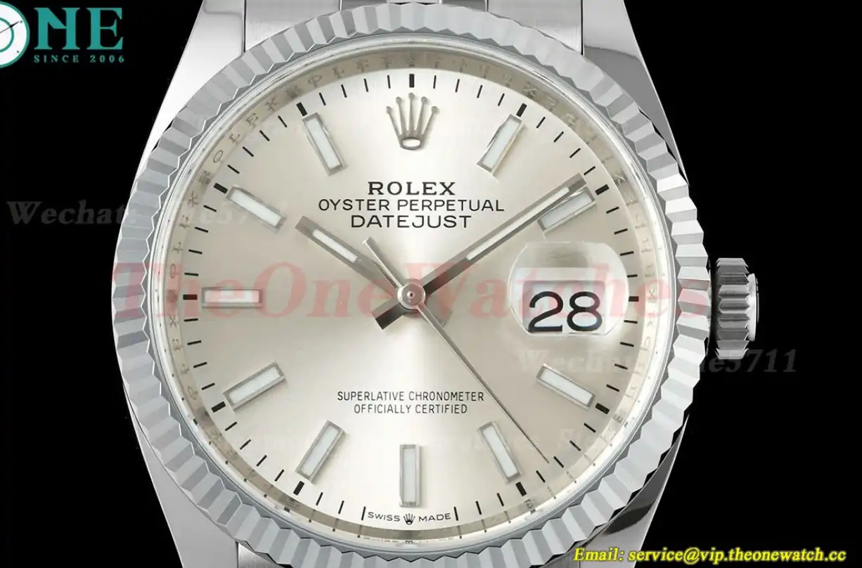 Datejust 126234 36mm Jub SS SS Silver Stk JQF VR3235