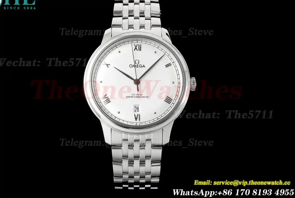 De Ville Prestige Man's 40mm SS SS White Dial VSF A8800