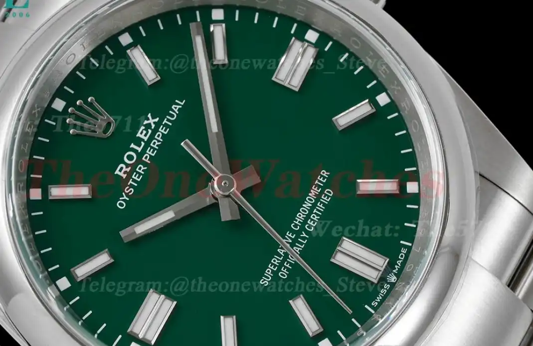 Oyster Perpetual 126000 36mm SS SS Green Stk Clean SH3230