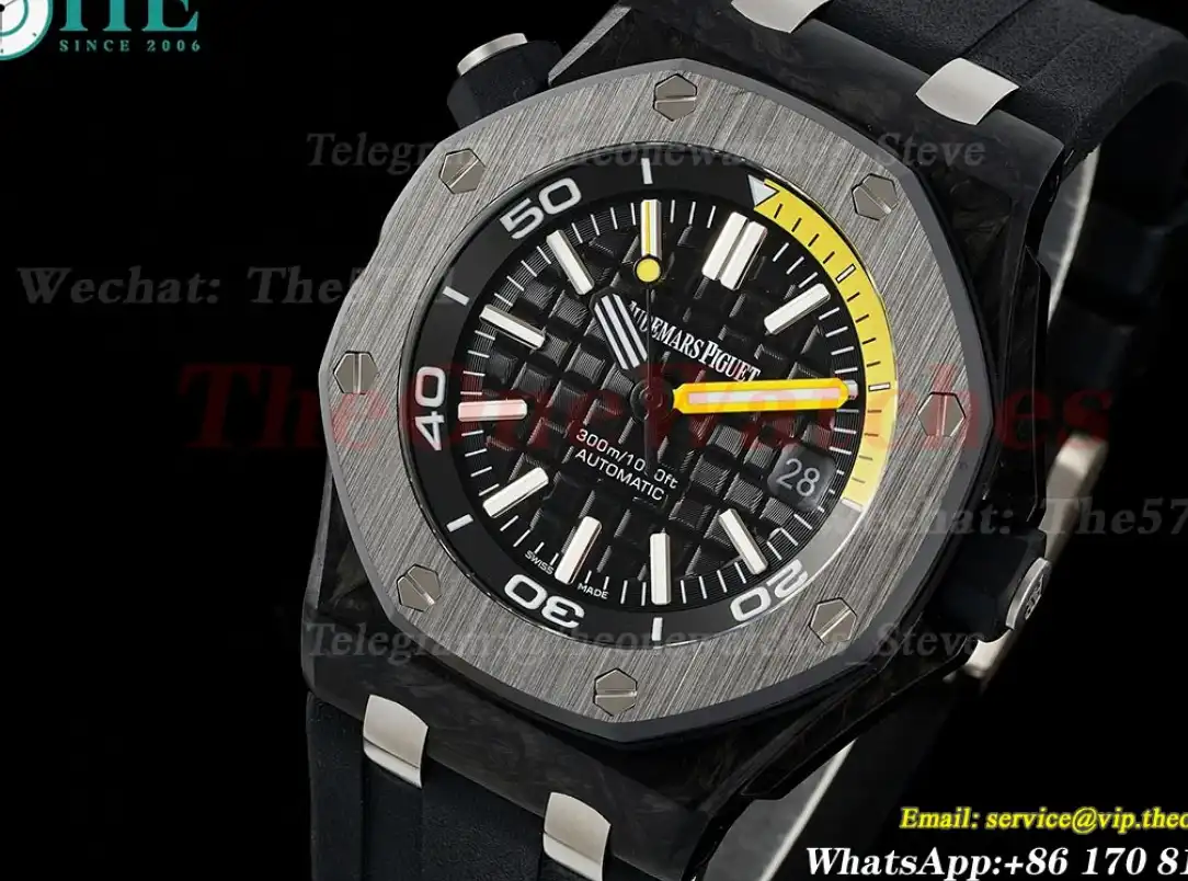 Royal Oak Diver 15706 FC RU Black Dial IPF MY9019