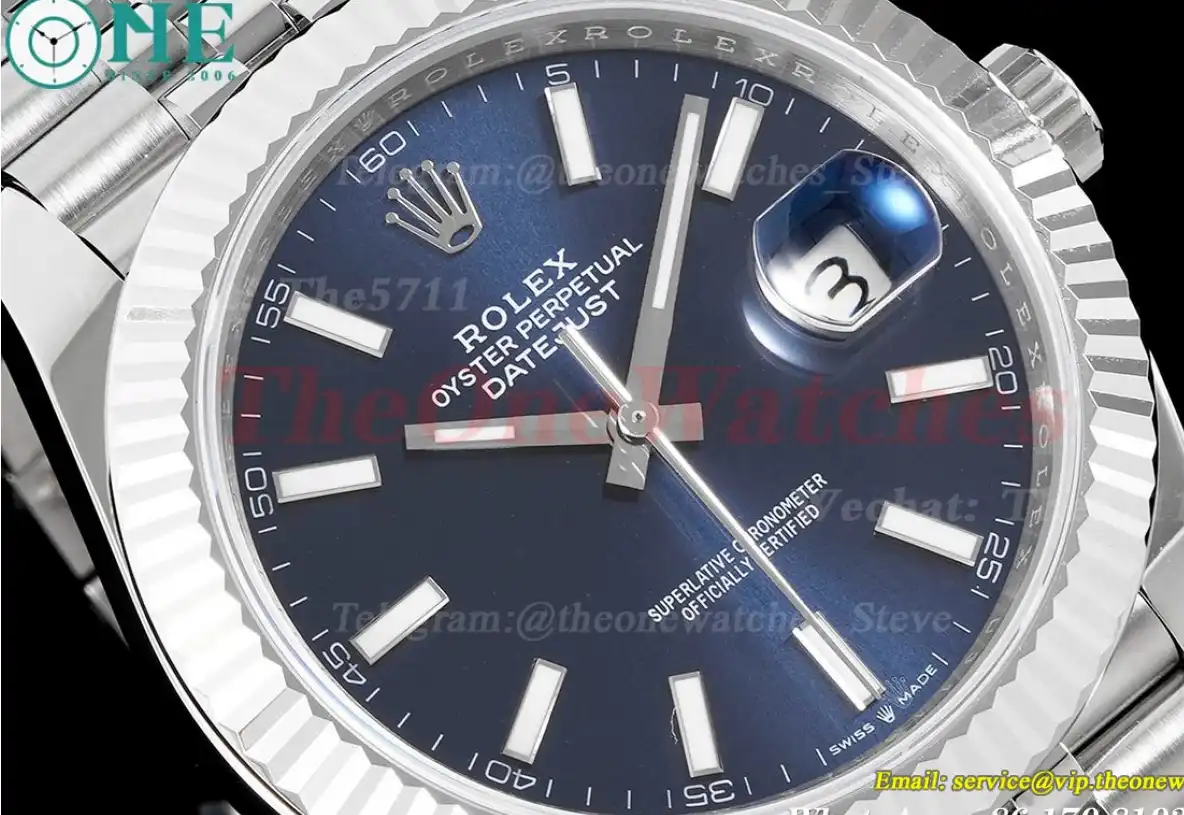 Datejust 126334 41mm Jub 904L SS SS Blue Stk ARF VR3235