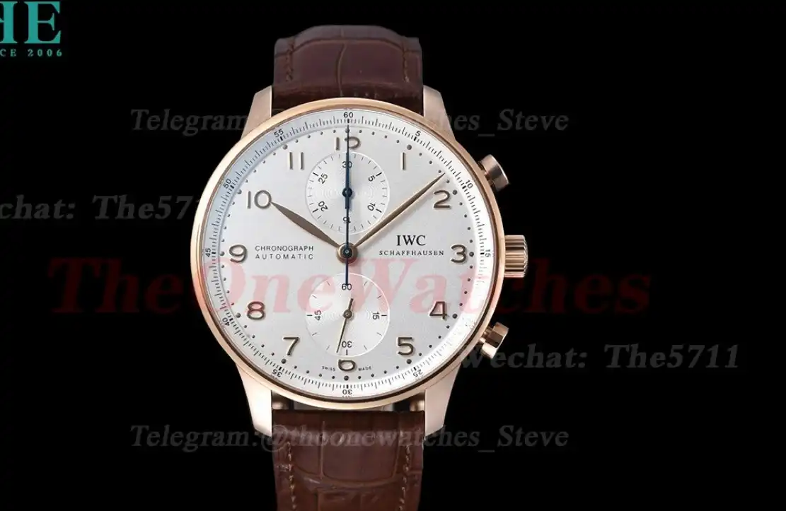 Portuguese Chrono 40mm RG LE White Num ZF V2 A7750