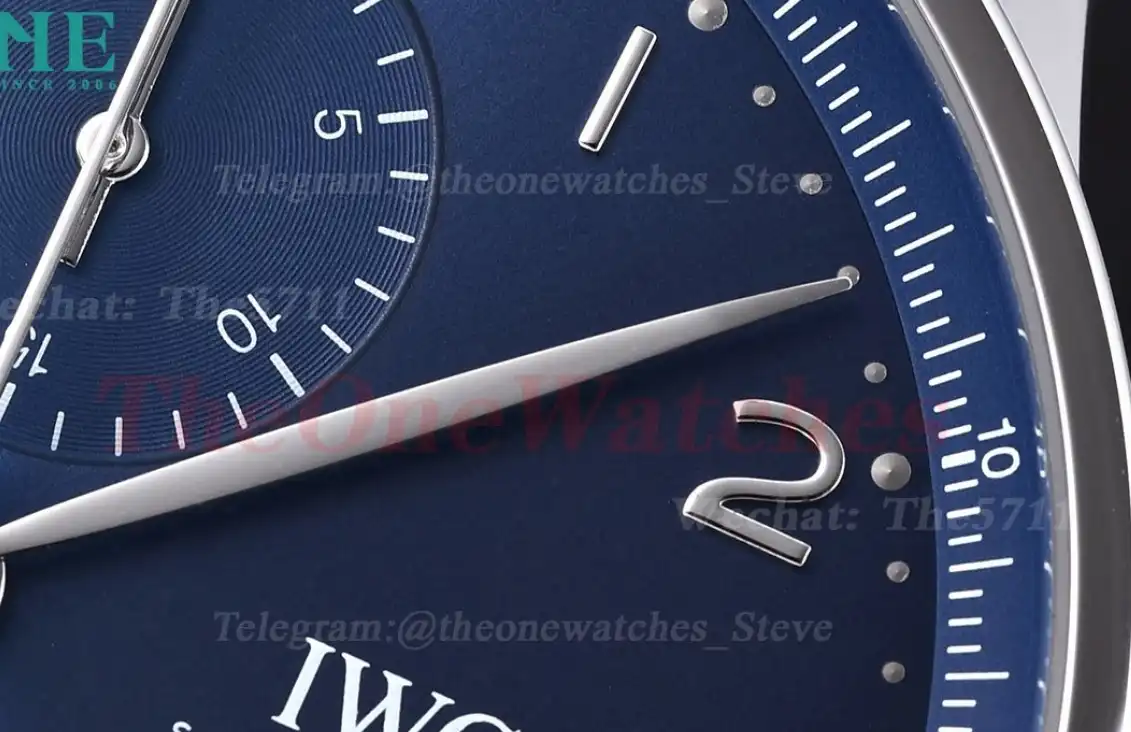 Portugieser Chrono IW371606 41mm SS LE Blue Num ZF A69355