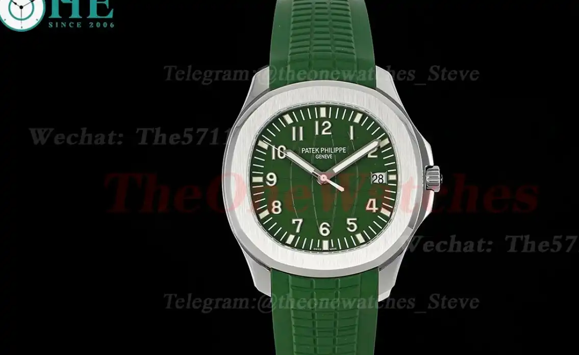 Aquanaut 5168G 42mm SS RU Green Num ZF A330