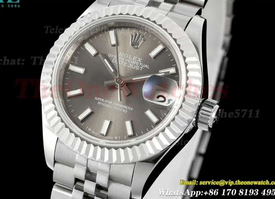 Datejust 279174 28mm Jub SS SS Grey Stk GMF A2671