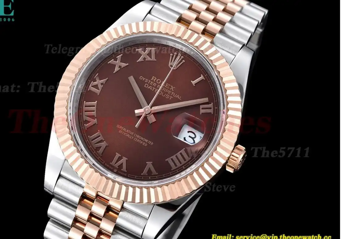 Datejust 126231 36mm Brown Rmn SS RG GMF A2824