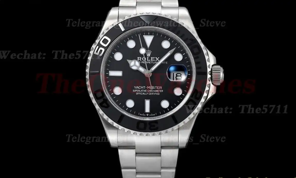 Yacht-Master 226627 42mm TI TI Black Dial TW+ VR3235