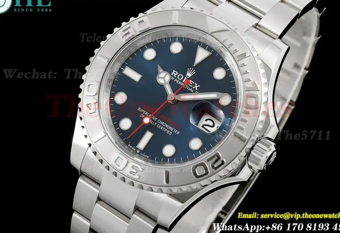 Yacht-Master 126622 40mm SS SS Blue Dot JQF VR3235