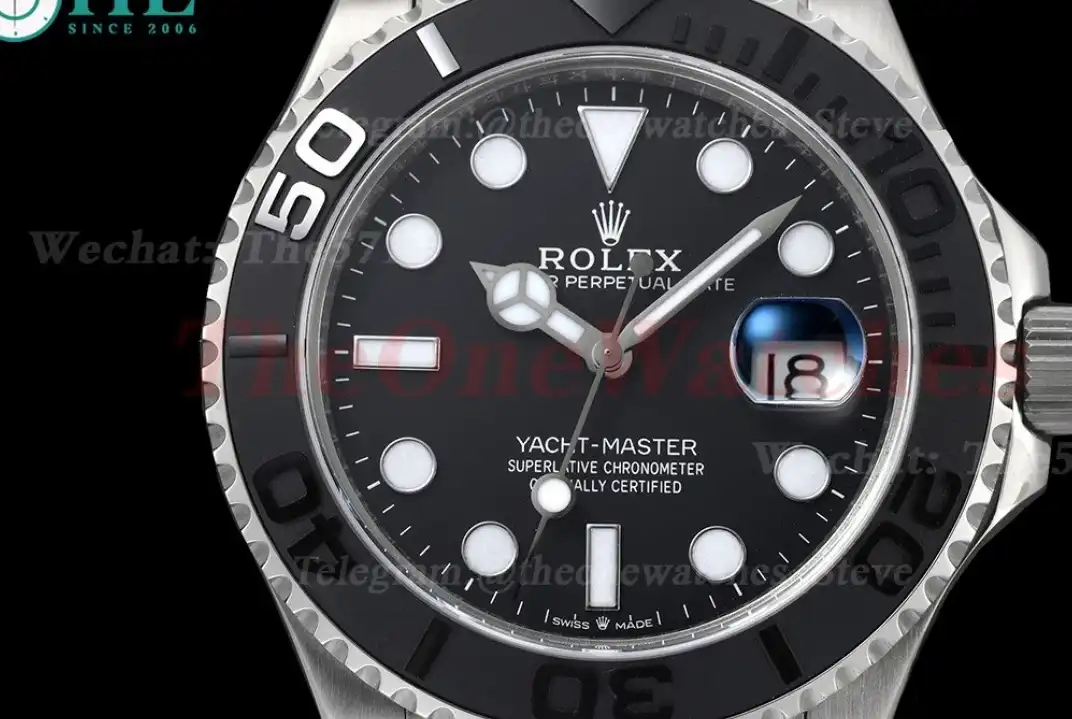 Yacht-Master 226627 42mm TI TI Black Dial TW+ VR3235