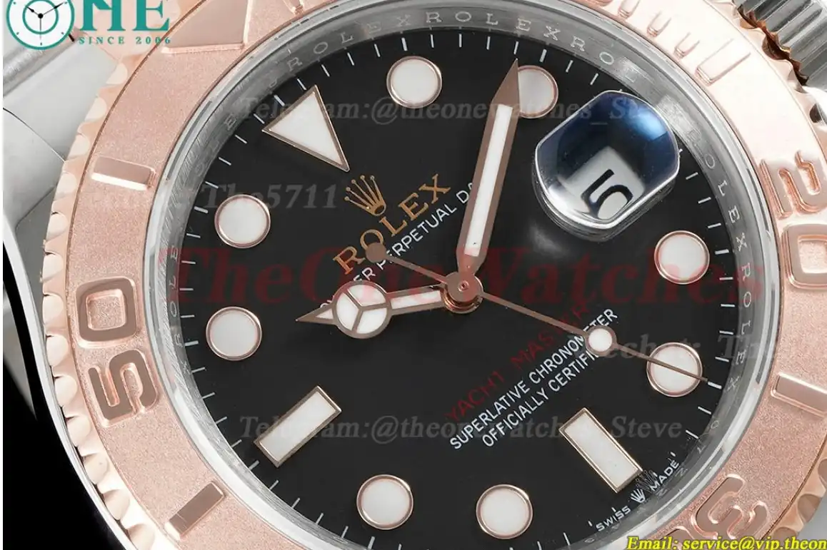 Yacht-Master 126621 40mm Wrapped RG SS Black Dot KF VR3135