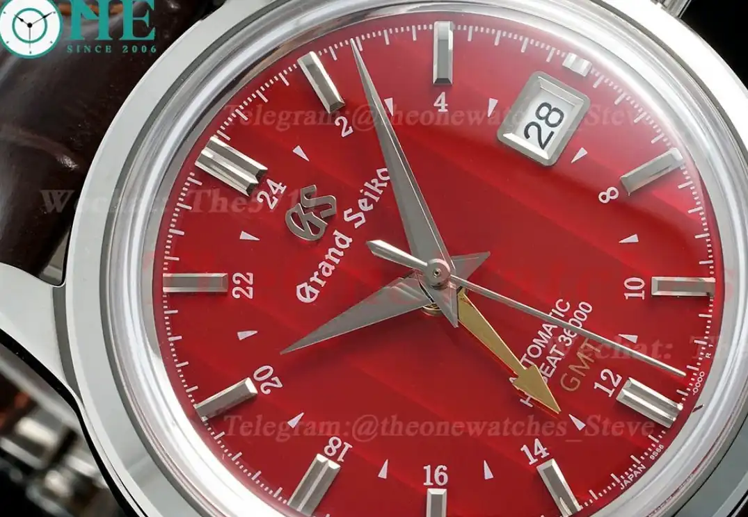 Elegance GMT 39.5mm Red Dial GSF NH34