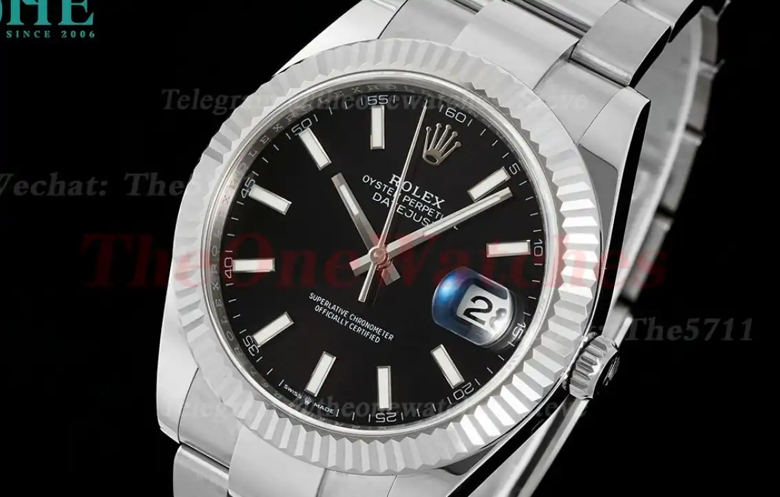 Datejust 126334 41mm SS SS Black Stk EWEF A3235