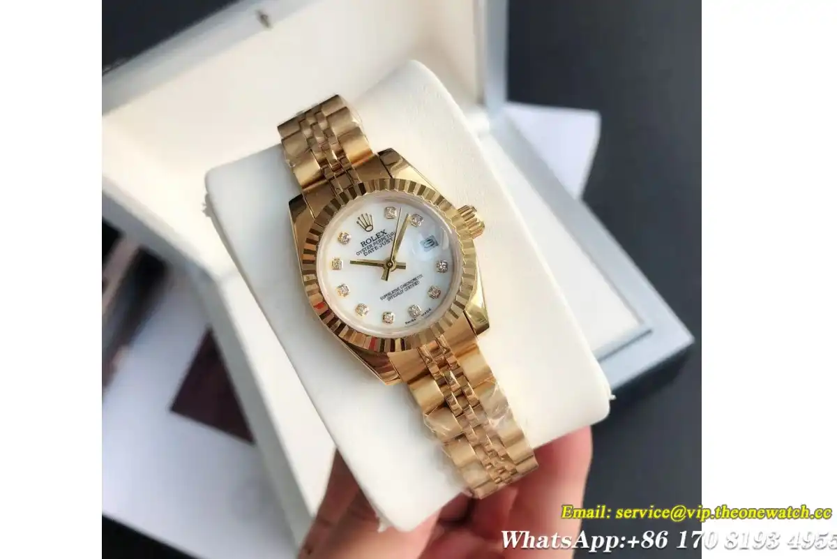 Rolex - Datejust 36 28mm Jub RG RG White Dia GDF MY8215