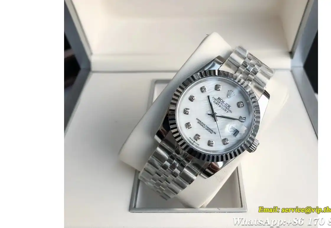 Datejust 36 28mm SS SS Jub White Dia GDF MY8215