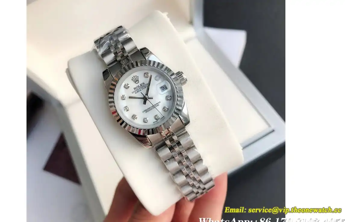 Datejust 36 28mm SS SS Jub White Dia GDF MY8215