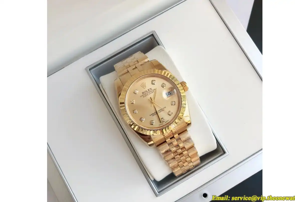 Rolex - Datejust 36 28mm Jub YG YG Gold Dia GDF MY8215