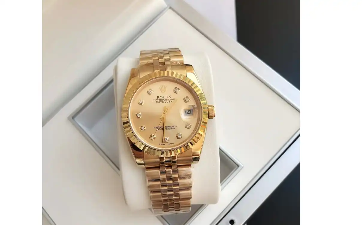 Rolex - Datejust 36 28mm Jub YG YG Gold Dia GDF MY8215