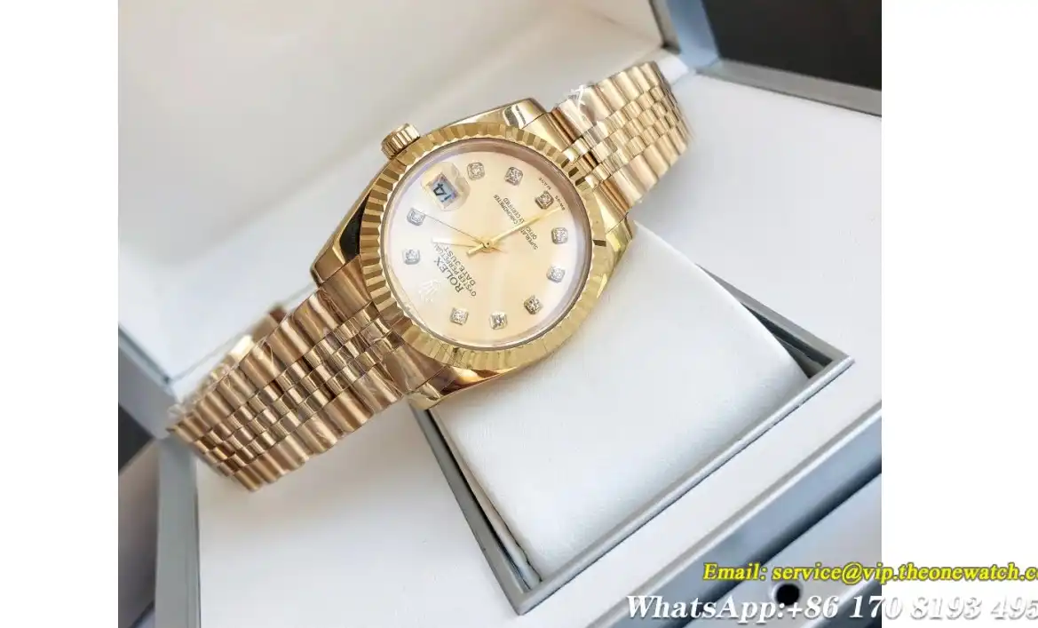 Rolex - Datejust 36 28mm Jub YG YG Gold Dia GDF MY8215