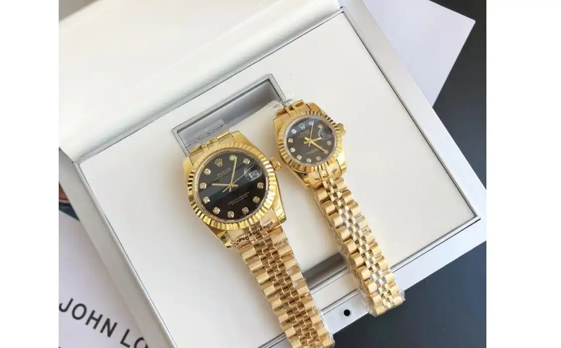 Rolex - Datejust 36 28mm Jub YG YG Black Dia GDF MY8215