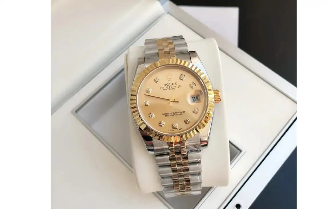 Rolex - Datejust 36 28mm YG SS Jub Gold Dia GDF MY8215