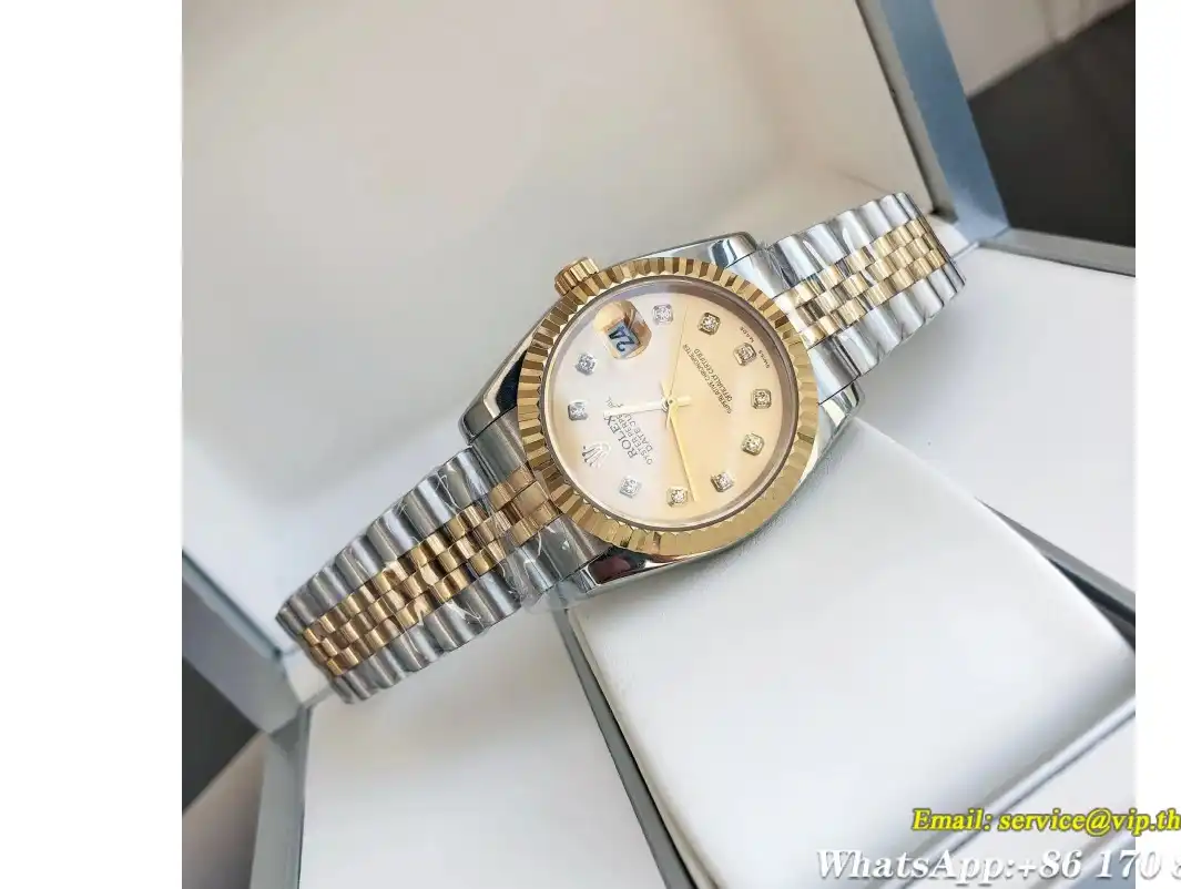 Rolex - Datejust 36 28mm YG SS Jub Gold Dia GDF MY8215