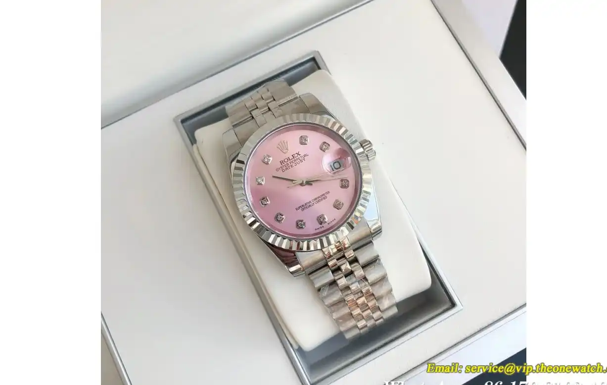 Datejust 36 28mm SS SS Jub Pink Dia GDF MY8215