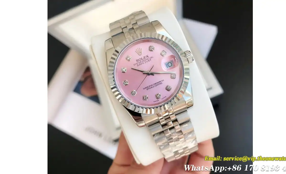 Datejust 36 28mm SS SS Jub Pink Dia GDF MY8215