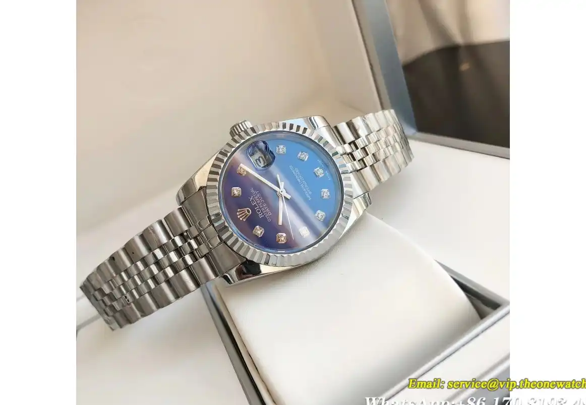 Datejust 36 28mm SS SS Jub Blue Dia GDF MY8215