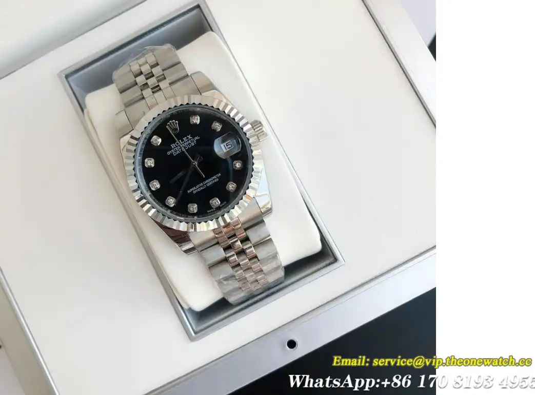 Datejust 36 28mm SS SS Jub Black Dia GDF MY8215