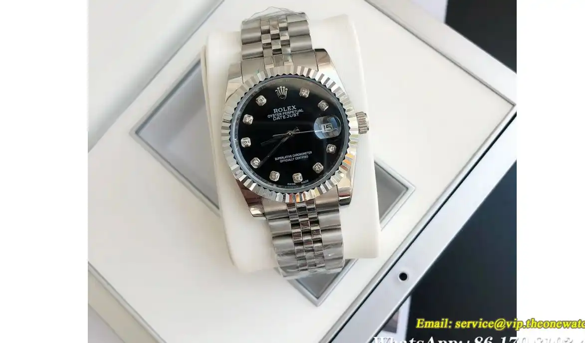 Datejust 36 28mm SS SS Jub Black Dia GDF MY8215