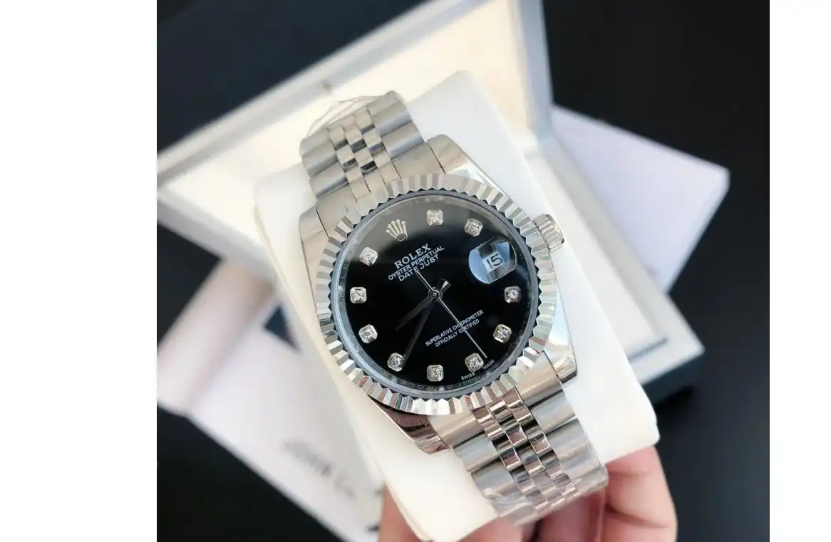 Datejust 36 28mm SS SS Jub Black Dia GDF MY8215