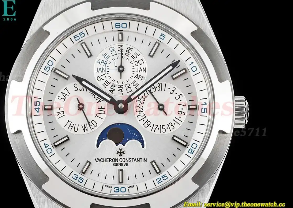 Overseas Perpetual Calendar 4300V SS SS White Stk 8F A1120