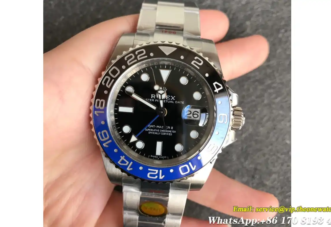 Rolex - GMT Master II 116710 40mm SS SS Black Dial Noob V11 VR3186(Limited quantity)