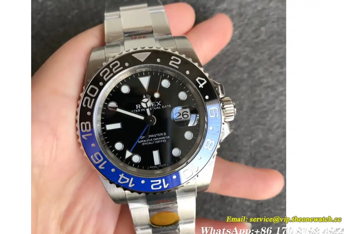 Rolex - GMT Master II 116710 40mm SS SS Black Dial Noob V11 VR3186(Limited quantity)